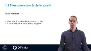 Files overview amp Hello world [upl. by Aimil]