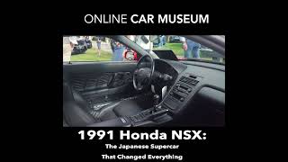 1991 Honda NSX The Japanese Supercar That Changed Everything [upl. by Marlow433]