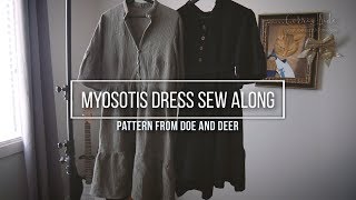 Myosotis Dress Sew Along  Deer and Doe Indie Pattern  CORRIE V [upl. by Hairas]