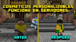 Skin 4d o cosmeticos personalizable para Minecraft pe 119 funciona en servidores [upl. by Buchalter]