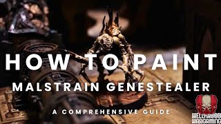 Painting Necromunda Hive Secundus  Malstrain Genestealer Painting Guide [upl. by Nanete953]