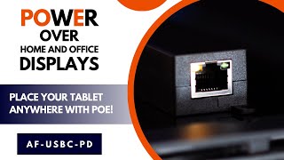 Do you need USBC Power to your tablets Meet our patented PoE to USBC converter AFUSBCPD [upl. by Edison]