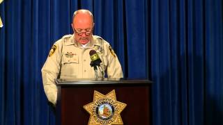 MEDIA BRIEFING Officer Involved Shooting Incident April 8 2014 [upl. by Eahsal322]