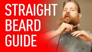 How To Straighten Your Beard  Eric Bandholz [upl. by Ahsemot]