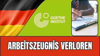 Goethe B2 Schreiben Teil 2 Beispiel und Tipps zu “Arbeitszeugnis verloren” [upl. by Lunn]