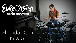 Elhaida Dani  Im alive Albania 2015 Eurovision Song KCDrums cover [upl. by Irol]