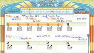 Someone Like You  Spidey  Chords amp Lyrics Lesson Guitaraoke  playwhatyoufeelcom [upl. by Skillern]