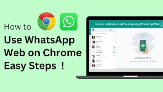 How To Use WhatsApp Web On Chrome  EVERYTHING YOU NEED TO KNOW [upl. by Maclaine]