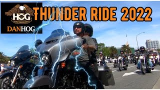 THUNDER RIDE 2022HUGE HARLEY DAVIDSON RIDE in AUSTRALIA harleyownersgroup [upl. by Lletnuahs]