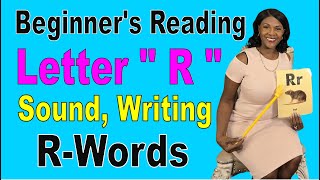 Learning Letter R Recognition Sound Words and Writing Practice [upl. by Ayanaj635]