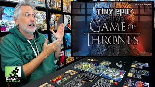 Tiny Epic Game of Thrones ►►► Rahdos Prototype Thoughts [upl. by Farleigh]