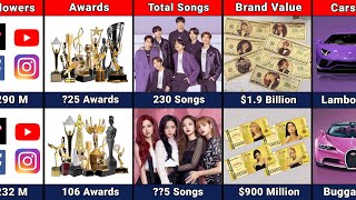 Comparison BTS vs BLACKPINK [upl. by Jews149]