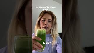 Detoks Suyu Maydonoz Ve limon 7 Gün detokssuyu ödematıcı limon maydonoz [upl. by Sremlahc]