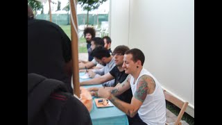 Linkin Park Meetampgreet  Concert Heineken Jamming Festival 2008 Mestre Italy  only pictures [upl. by Brighton]