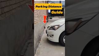 Tips for Parking Your Car with a Safe Distance from the Wall cardrivingtips automobile shorts [upl. by Lula757]