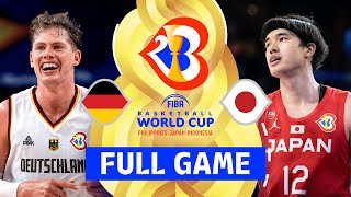 Germany v Japan  Full Basketball Game  FIBA Basketball World Cup 2023 [upl. by Ellinej]