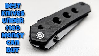 Best EDC Knives Under a 100 [upl. by Leede]