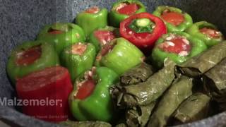 Etli Dolma Ve Sarma Nasıl yapılır [upl. by Kurtis]