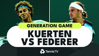 GENERATION GAME Federer vs Kuerten  Indian Wells 2003 2nd Round Highlights [upl. by Rella]