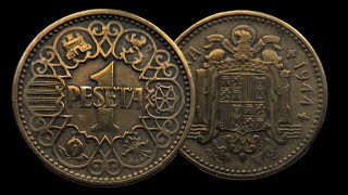 1 peseta 1944 [upl. by Nedle]