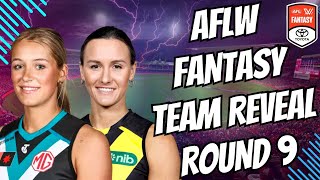 AFLW Fantasy 2024 Team Reveal Round 9 [upl. by Ahsenrat]