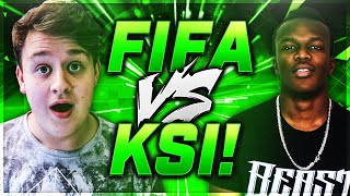 PLAYING FIFA VS KSI [upl. by Oilegor768]