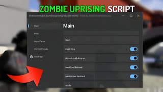 BEST Roblox Zombie Uprising Script PASTEBIN [upl. by Ettenor449]