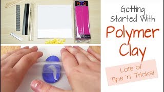 Polymer Clay for Beginners Getting Started  How to Condition amp Mix Clay  Demo Advice amp Tips [upl. by Bret]