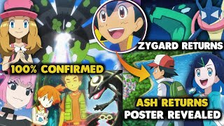 Ash Officially Returned Poster Revealed😍 Greninja Returns Hint Pokemon Horizons Did Something Crazy [upl. by Annmaria]