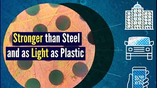 New lightweight material is stronger than steel  2D Polymer  2DPA1 [upl. by Siobhan]