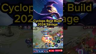 Cyclops Best Build 2024 Savage Mobile Legends shorts cyclopsbestbuild short cyclopsmlbb cyclops [upl. by Billy]