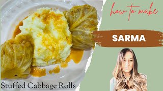 How to Make Delicious Stuffed Cabbage Rolls with Rice and Beef A Simple Guide  Cook with Elma [upl. by Aicilf670]