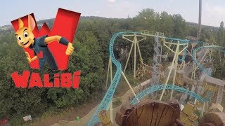 Walibi Belgium All Coasters HD  Alle Achtbanen Walibi Belgium Onride [upl. by Oznohpla]