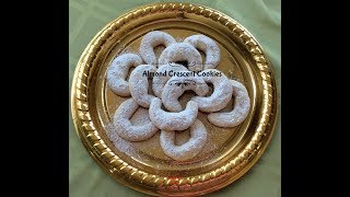 Almond Crescent Cookies  Mumtaz Hasham [upl. by Ahseram619]