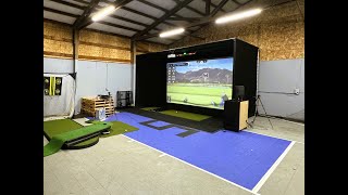 Golf Simulator in Wilsonville OR [upl. by Ahsiekrats]