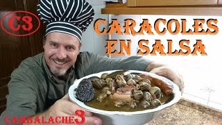 CARACOLES EN SALSA PREMIO A MEJOR RECETA DEL AÑO [upl. by Halilak79]