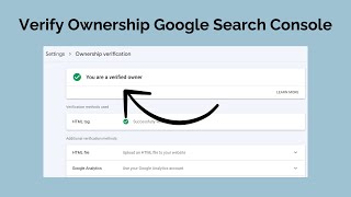 How To Verify Ownership for Google Search Console on WordPress 2024 [upl. by Zetnas326]