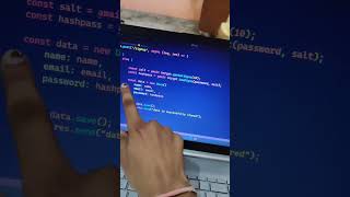 convert your password to hash and save in database coding bcryptjs ezsnippet codewithharry [upl. by Kinny]