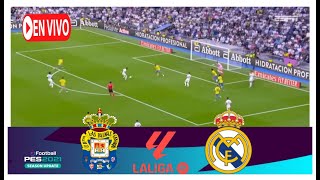 EN VIVO LAS PALMAS vs REAL MADRID EN VIVO 🔴 LA LIGA ESPAÑOLA PES21 [upl. by Mohr]