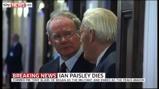 Martin McGuinness Pays Tribute To Ian Paisley [upl. by Ranzini94]