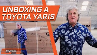 James May Official Unboxing Video Toyota Yaris GRMN  The Grand Tour [upl. by Diba]