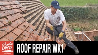 Complete Tile Roof Repair  Week 1 [upl. by Barina]