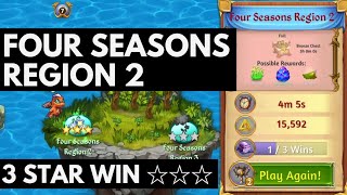 Merge Dragons Four Seasons Region 2 • 3 Stars On 1st Win ☆☆☆ [upl. by Aseretairam]