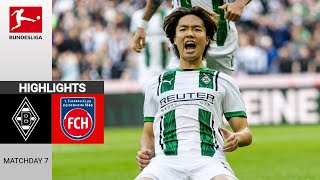 Borussia Mönchengladbach  1 FC Heidenheim  32  Zusammenfassung  Bundesliga 202425 [upl. by Gnoz]