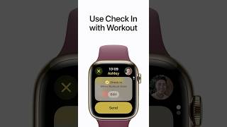 How to use Check In with Workout  Apple Support [upl. by Arodnahs]