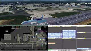 EGKKGND  Gatwick Ground  Vatsim UK ATC  2107  Towerview Part 3 [upl. by Calabrese]