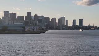 Preparing to Cruise Out of South Boston Harbor  Royal Caribbean Liberty of the Seas [upl. by Gunas]