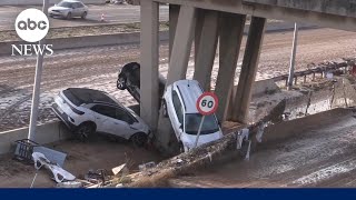 Flooding in Valencia Spain leaves dozens dead [upl. by Selemas996]