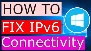 How to fix “IPv6 Connectivity No Internet access” error  Windows 10 [upl. by Abrahamsen]