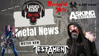 The Weekly Metal Buzz SLEEP TOKEN Tour New MERCYFUL FATE Bassist amp More [upl. by Larena]